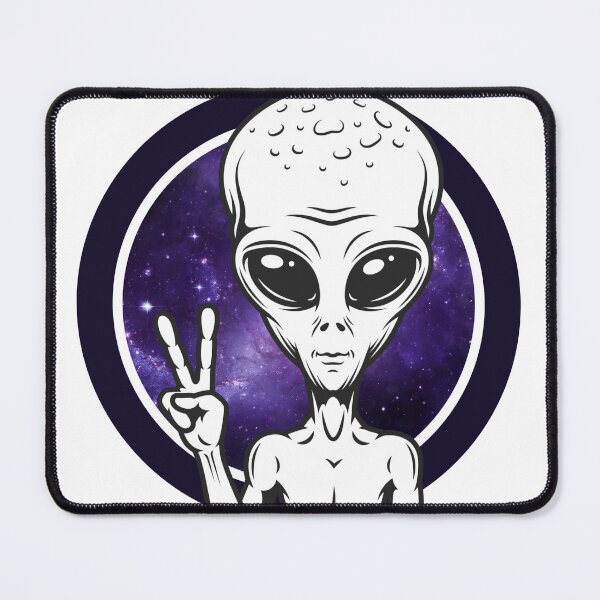 Item preview, peace sign alien, designed and sold by Soofingscapes.