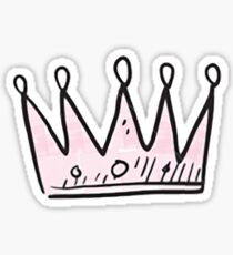 Pink Crown Sticker