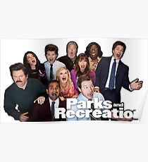 Parks and Rec Group Shot!! Poster