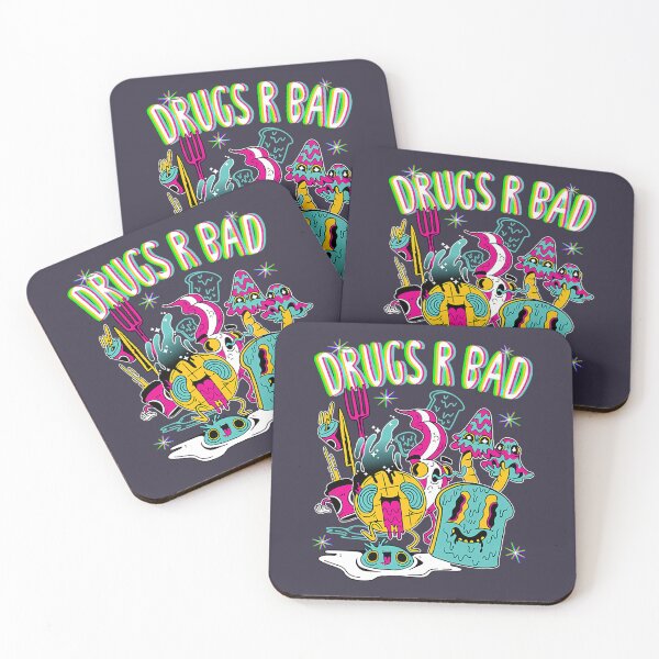 Item preview, Active Energetic Live Performance Ska Pop Dub Drugs R Bad Trippy Breakfast Retro designed and sold by AnoaEthelesical.