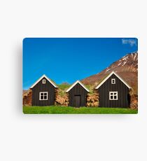 Holar Turf House Canvas Print