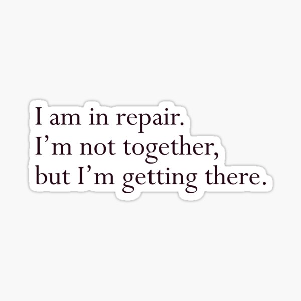 In Repair - John Mayer Sticker