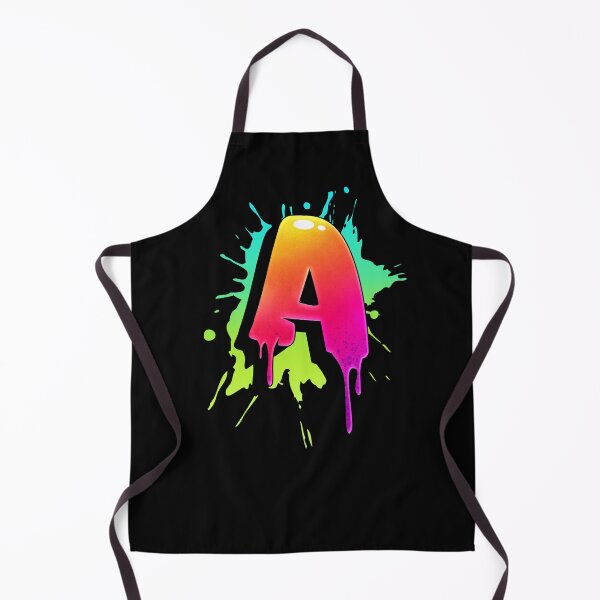 Item preview, Graffiti Letters A Letter Colorful Paint Splash Style designed and sold by ToTheNextLetter.