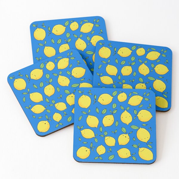 Item preview, Cute illustrated lemons seamless pattern designed and sold by ILLUSTRATED TAILS.
