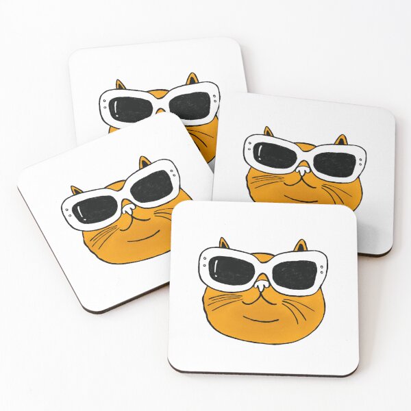 Artikelvorschau, Cool cat cat with sunglasses cat lover entworfen und verkauft von Tropical Blood.
