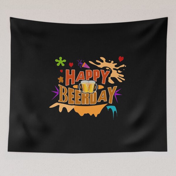Item preview, Happy Beerday - Happy Birthday designed and sold by Tatzki-Design.