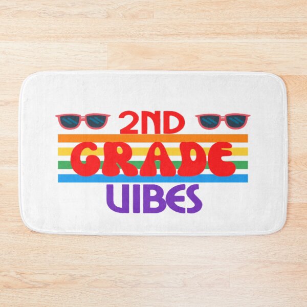 Item preview, Second Grade Vibes Only, Back To School, Rainbow designed and sold by ImaginedCo.