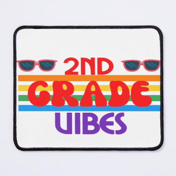 Item preview, Second Grade Vibes Only, Back To School, Rainbow designed and sold by ImaginedCo.