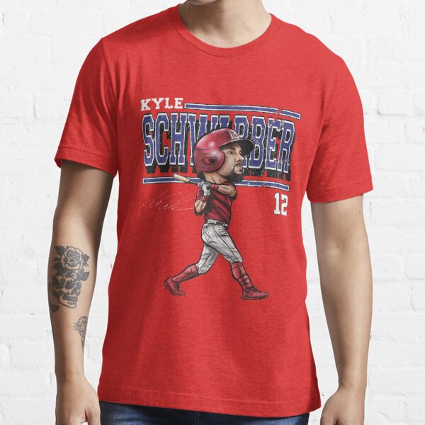 Nike Men's Philadelphia Phillies Kyle Schwarber #12 Red T-Shirt