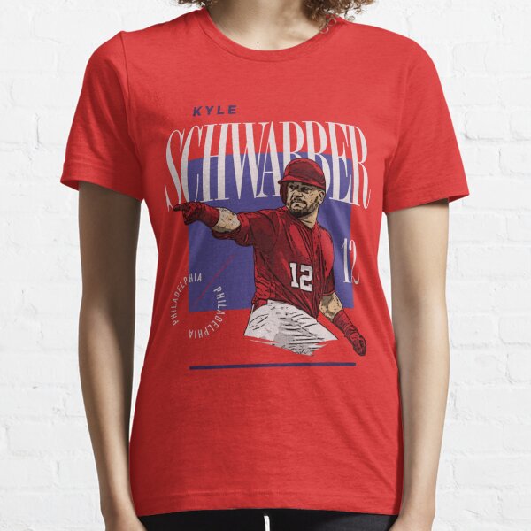 Nike Men's Philadelphia Phillies Kyle Schwarber #12 Blue T-Shirt