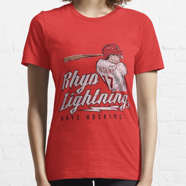 Connor Brogdon Philadelphia Phillies Women's Red Backer Slim Fit Long  Sleeve T-Shirt 