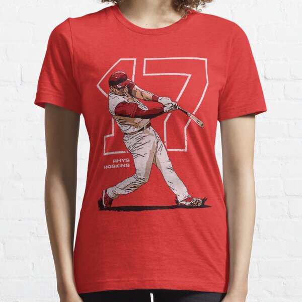 Rhys Hoskins Philadelphia Phillies Nike Name & Number T-Shirt - Red