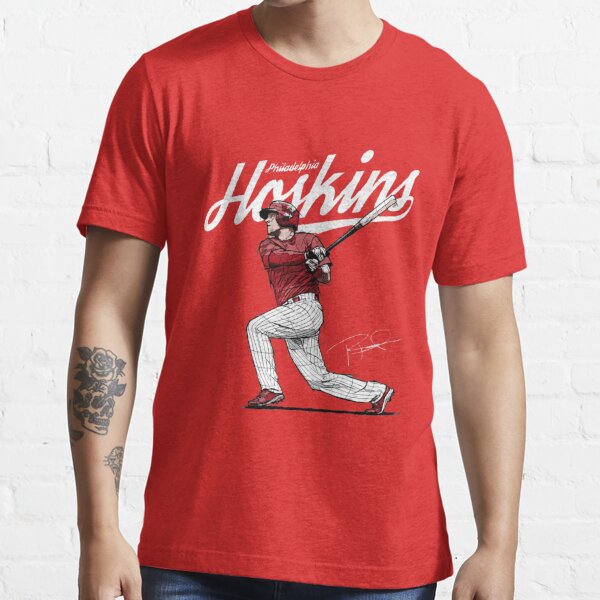 Men's Nike Rhys Hoskins Royal Philadelphia Phillies Name & Number T-Shirt