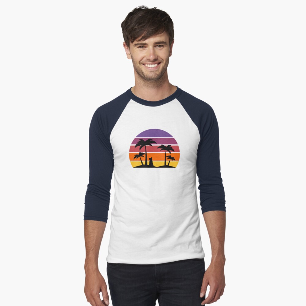 Item preview, Baseball ¾ Sleeve T-Shirt designed and sold by catladyjoy.