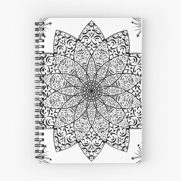 Item preview, Mandala, Magic, Pattern, Flower, Nature, Spring, White, Black, Cute pattern, Relaxing designed and sold by Ellecher23.