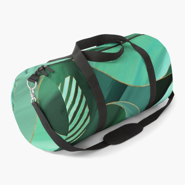 Item preview, Emerald Green Geometric abstract designed and sold by k9printart.