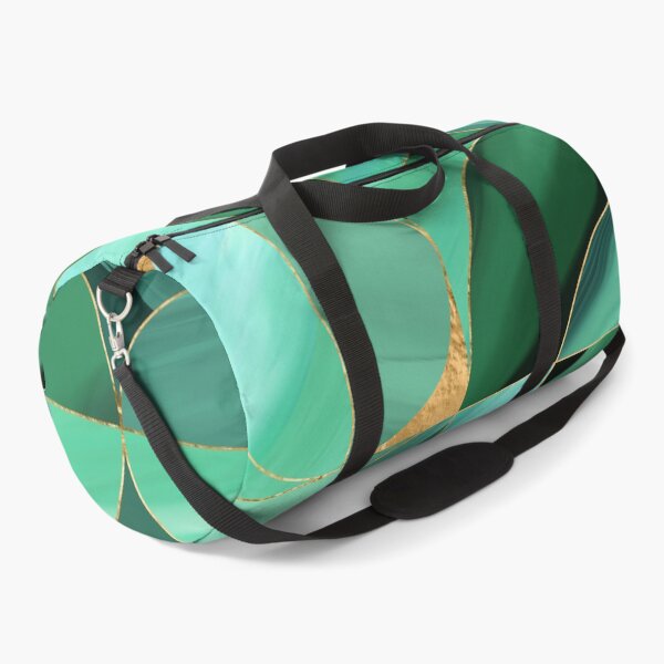 Item preview, Emerald Green Geometric abstract designed and sold by k9printart.