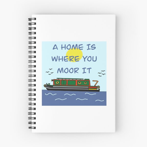 Item preview, A home is where you moor it designed and sold by The Onboard  Artist.