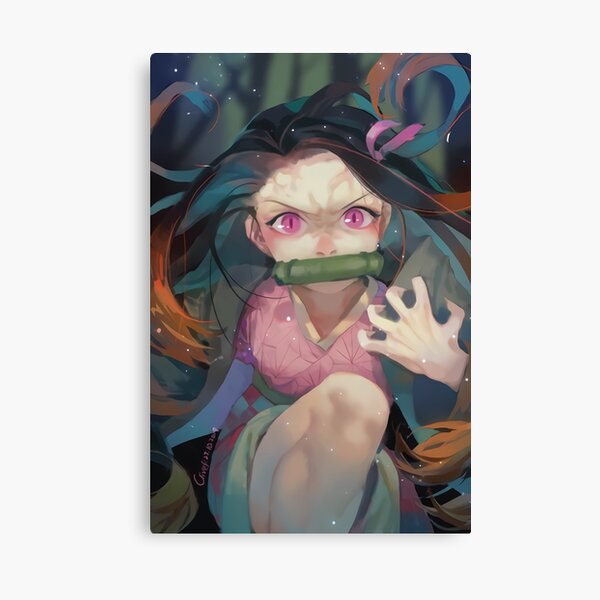 Japanese Anime Demon Slayer Nezuko Kamado Sexy Girl Canvas Print Tea Room  Wall Art Studio Decor Frames From Xianstore09, $15.73