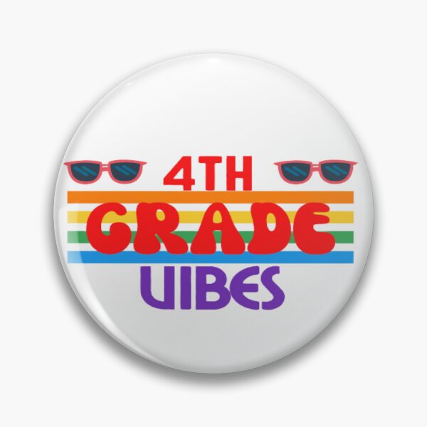 Item preview, Fourth Grade Vibes, Back To School, Rainbow designed and sold by ImaginedCo.