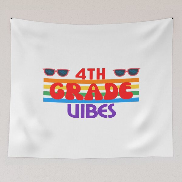 Item preview, Fourth Grade Vibes, Back To School, Rainbow designed and sold by ImaginedCo.