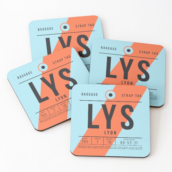 Item preview, Luggage Tag E - LYS Lyon France designed and sold by VoodooCircus.