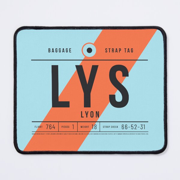Item preview, Luggage Tag E - LYS Lyon France designed and sold by VoodooCircus.