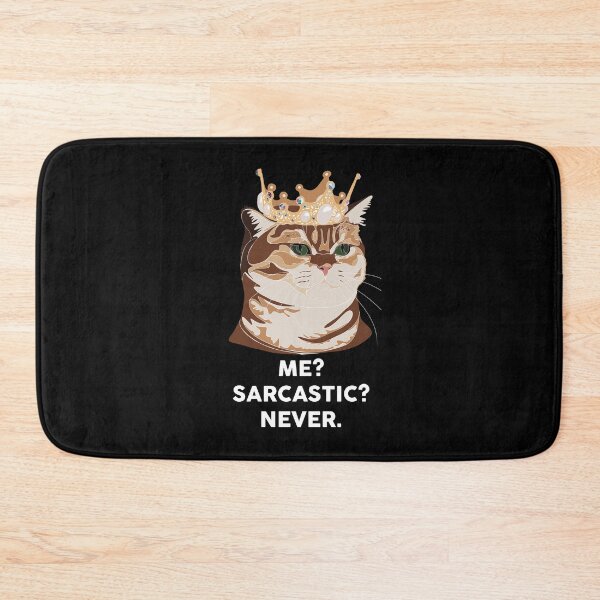 Item preview, Upgrade your shirt collection with our new "cat lover" designs. These shirts are perfect for cat lovers looking to add a touch of humor to their wardrobe. Me? Sarcastic? Never. designed and sold by SERGEY OVCHARUK.