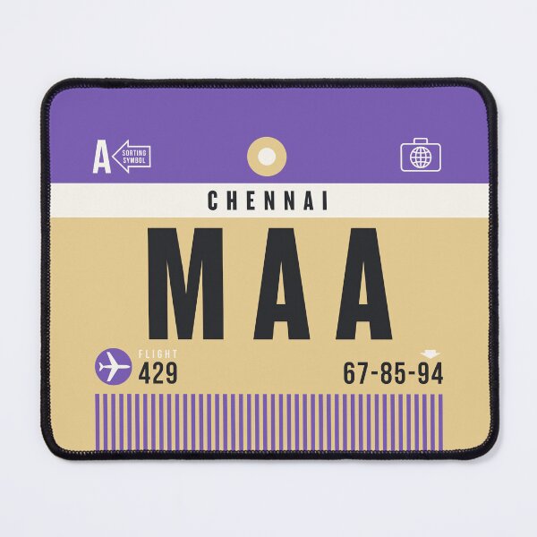 Item preview, Luggage Tag A - MAA Chennai India designed and sold by VoodooCircus.