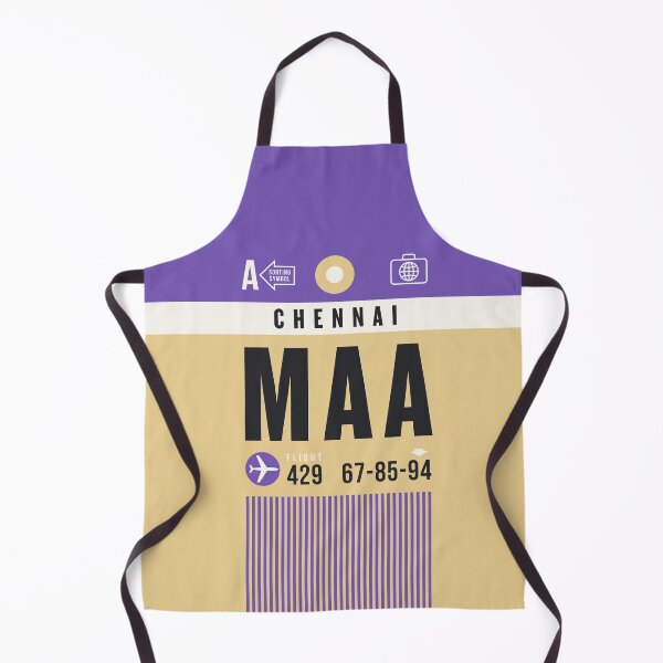 Artikelvorschau, Luggage Tag A - MAA Chennai India entworfen und verkauft von VoodooCircus.