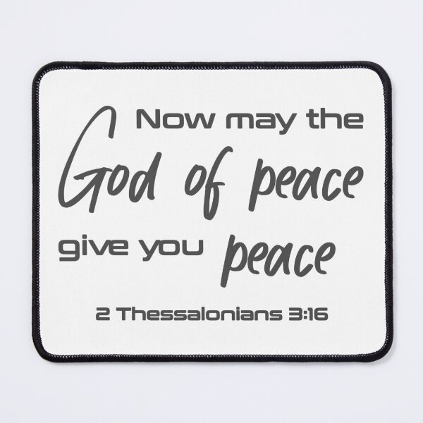 Item preview, Christian Design - May the God of Peace Give You Peace - Thessalonians designed and sold by simplydesignart.