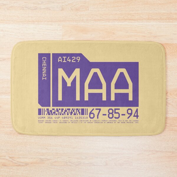 Item preview, Luggage Tag C - MAA Chennai India designed and sold by VoodooCircus.