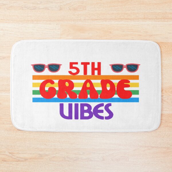 Item preview, Fifth Grade Vibes Only, Back To School, Rainbow designed and sold by ImaginedCo.