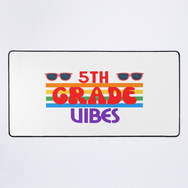 Item preview, Fifth Grade Vibes Only, Back To School, Rainbow designed and sold by ImaginedCo.