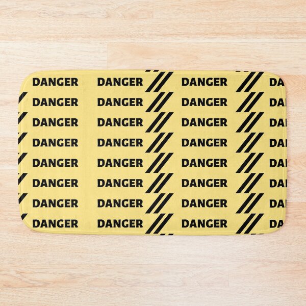 Item preview, Danger warning tape to attract attention. Banner with diagonal lines and warning message. designed and sold by Giree07.
