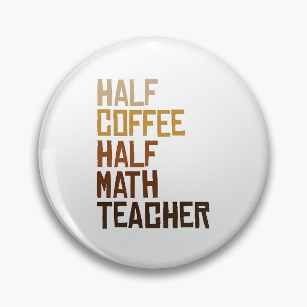 Item preview, Half coffee half math teacher designed and sold by SweetLog.