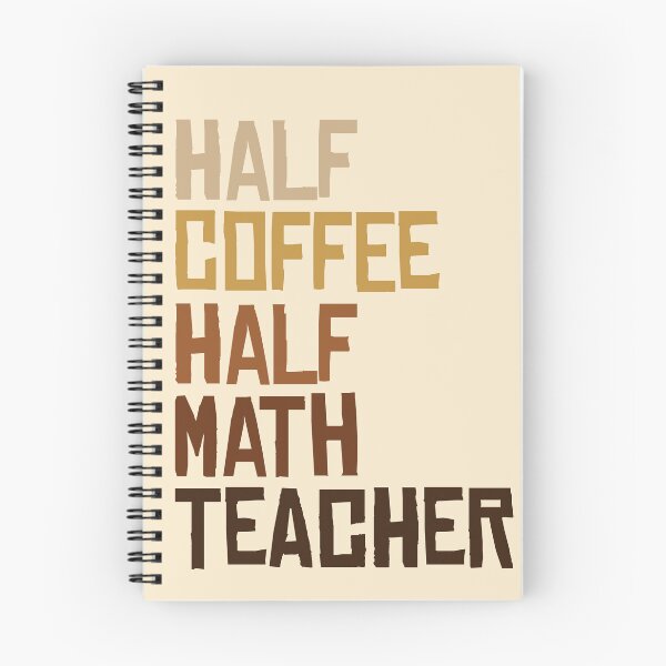 Item preview, Half coffee half math teacher designed and sold by SweetLog.