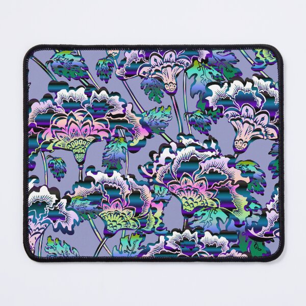 Item preview, futuristic floral lavender designed and sold by Ruth Cadioli.
