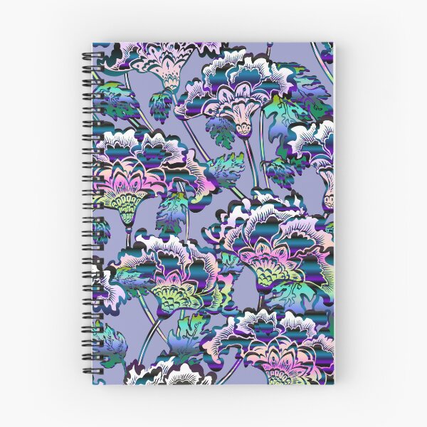 Item preview, futuristic floral lavender designed and sold by Ruth Cadioli.