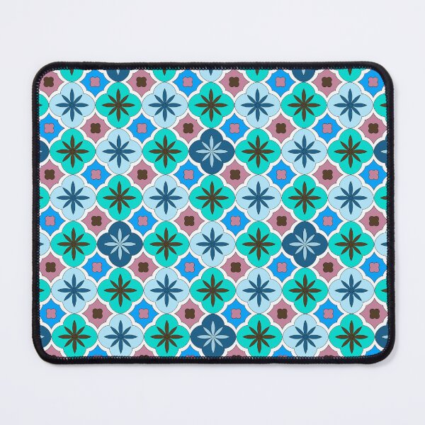 Item preview, Blue Aqua Moroccan Tiles Art designed and sold by SemDesigns1.