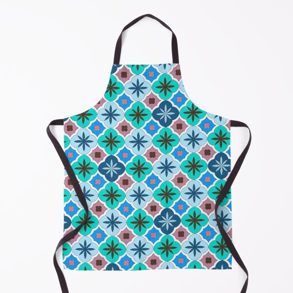 Item preview, Blue Aqua Moroccan Tiles Art designed and sold by SemDesigns1.