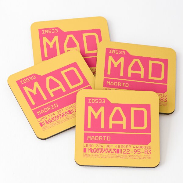 Item preview, Luggage Tag C - MAD Madrid Spain designed and sold by VoodooCircus.