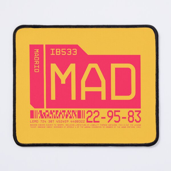 Item preview, Luggage Tag C - MAD Madrid Spain designed and sold by VoodooCircus.