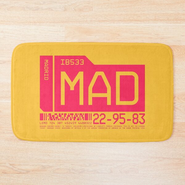 Item preview, Luggage Tag C - MAD Madrid Spain designed and sold by VoodooCircus.