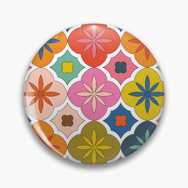 Item preview, Bright Multi Coloured Moroccan Tiles Art  designed and sold by SemDesigns1.