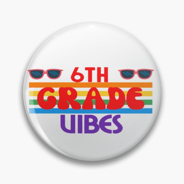 Item preview, Sixth Grade Vibes Only, Back To School, Rainbow designed and sold by ImaginedCo.