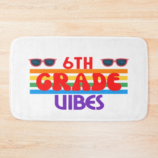 Item preview, Sixth Grade Vibes Only, Back To School, Rainbow designed and sold by ImaginedCo.