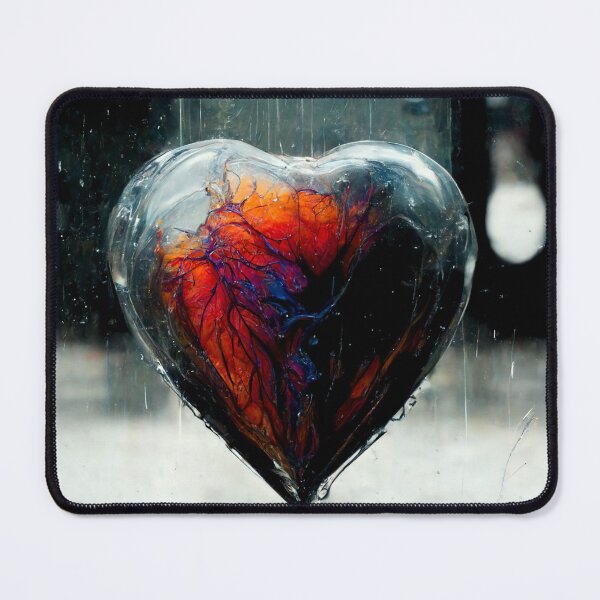 Item preview, Heart Of Glass In The Rain designed and sold by MindsArtDesign.