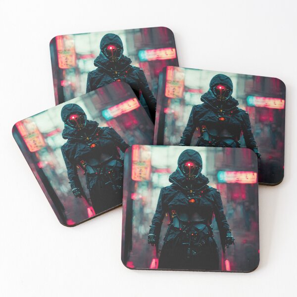 Item preview, Cyberpunk Assassin In Tokyo designed and sold by CyberStreetArt.