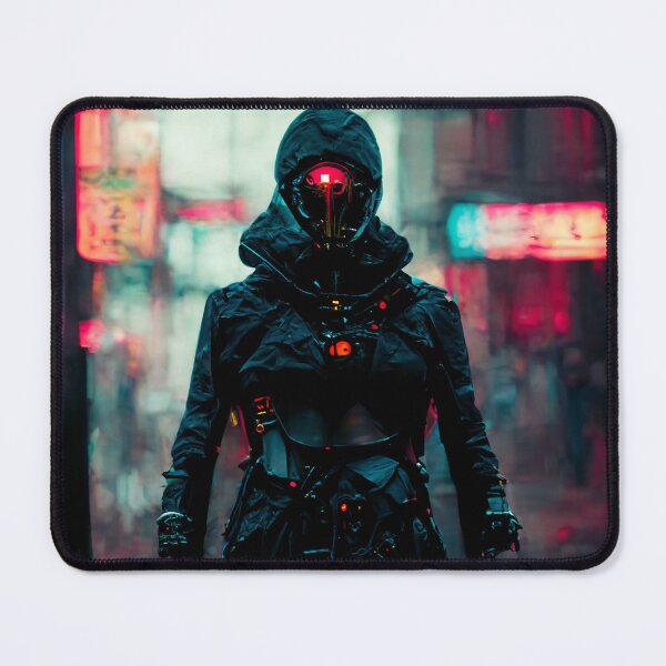 Item preview, Cyberpunk Assassin In Tokyo designed and sold by CyberStreetArt.